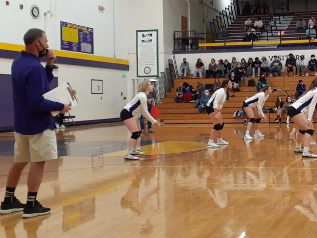 Falcon Volleyball Teams Battle Hard But Fall to Spartans