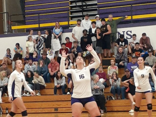Falcons Face Off Against Eagles in Volleyball Matchup