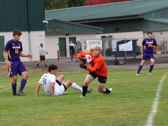 Falcons’ Boys Soccer Team Scores First Win of Season