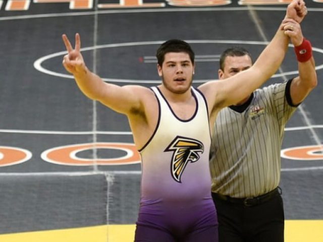 Senior Brett Highburger Finishes Wrestling Season as Two-Time State Champion 